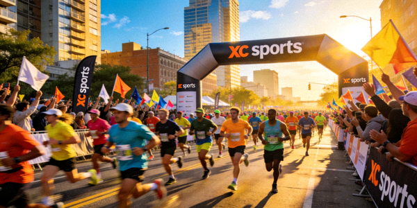xc sports策划的大型城市马拉松赛事现场盛况